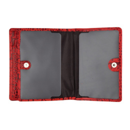 Обложка для автодокументов, красная Sergio Belotti 7301 croco red