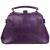Женская сумка фиолетовая с росписью Alexander TS Фрейм «Анютины глазки»