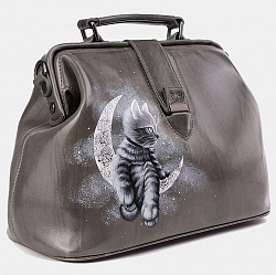 Женская сумка, серая Alexander TS W0023 Gray Ночной наблюдатель