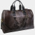 Дорожная сумка коричневая с росписью Alexander TS «Жизненная энергия»