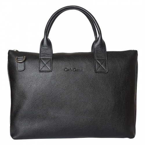 Кожаная сумка, черная Carlo Gattini 5024-01