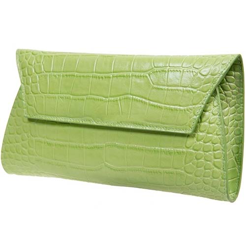 Женский клатч зелёный. Натуральная кожа Fancy YC-8865-71