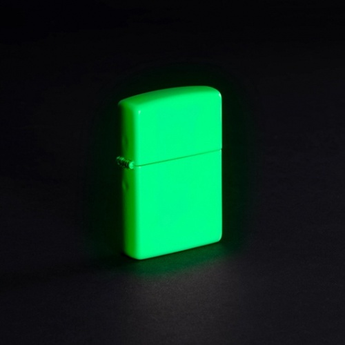 Зажигалка с покрытием Glow In The Dark, латунь/сталь, белая, матовая Zippo 49193 GS
