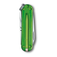 Нож-брелок, 58 мм, 7 функций, полупрозрачный зелёный Victorinox 0.6223.T41G GS