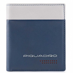 Чехол для кредитных карт, синий Piquadro PP1518UB00R/BLGR