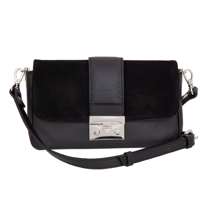 Cумка женская Sergio Belotti 60036 Black velour Napoli