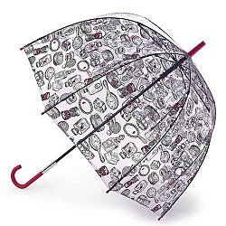 Зонт женский трость Lulu Guinness комбинированный Fulton L719-3902 DressingTable