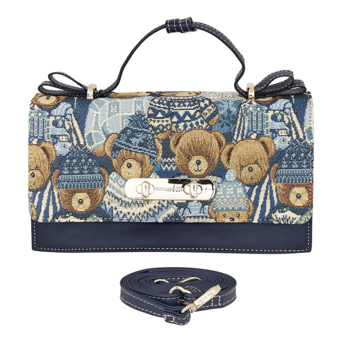 Сумка классическая Henney Bear 10366-4hb-BLUE