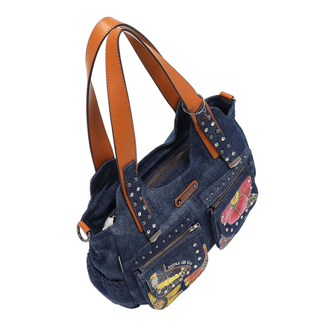 Сумка классическая Nicole Lee 16753nl-Denim