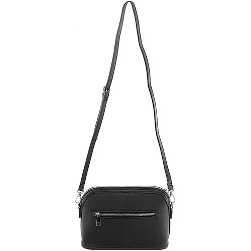 Женская сумка чёрная. Натуральная кожа Jane's Story L-5052-04