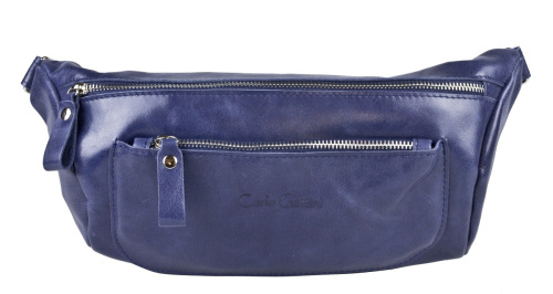 Кожаная сумка Bertiolo blue Carlo Gattini 5053-07