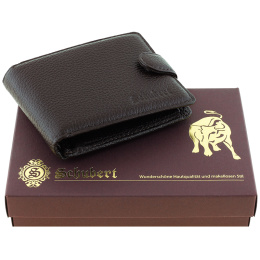 Портмоне горизонтальное тёмно-коричневое SCHUBERT g030-106/02