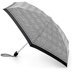 Женский зонт Tiny-2 серый Fulton L501-2248 ClassicPuppytooth