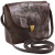 Женская сумка-клатч коричневая с росписью Alexander TS Кубби «Капитель»