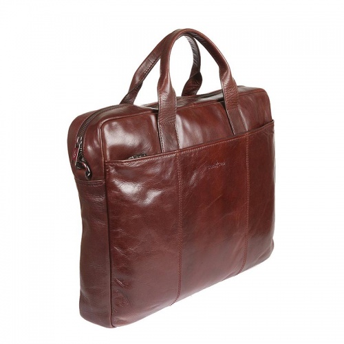 Бизнес-сумка коричневая Gianni Conti 701245 brown