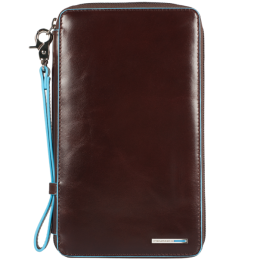Мульти-портмоне на молнии коричневое Piquadro PP3246B2/MO
