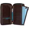Мульти-портмоне на молнии коричневое Piquadro PP3246B2/MO