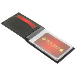 Визитница чёрная SCHUBERT v025-452/01