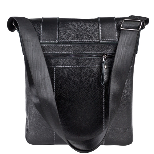 Кожаная мужская сумка Comabbio black Carlo Gattini 5060-01