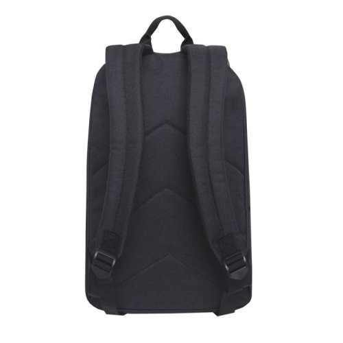 Рюкзак TORBER GRAFFI, черный с карманом коричневого цвета T8965-BLK-BRW