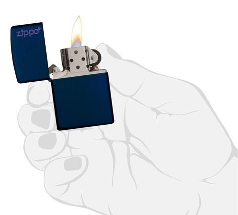 Зажигалка Classic с покр. Navy Matte синяя Zippo 239ZL GS