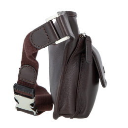 Напоясная сумка, коричневая Sergio Belotti 9648 VT Genoa dark brown