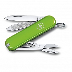 Нож-брелок, 58 мм, 7 функций, салатовый Victorinox 0.6223.43G GS