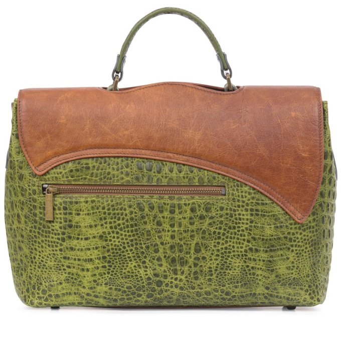 Портфель Voyage Croco в зеленом Ante Kovac