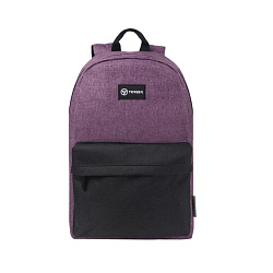 Рюкзак TORBER GRAFFI, фиолетовый с карманом черного цвета T8965-PUR-BLK
