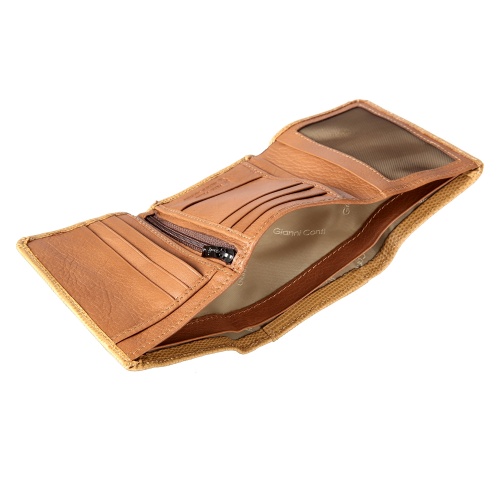 Портмоне коричневое Gianni Conti 2788000 leather