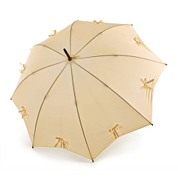 Зонт женский трость Fulton L908-2942 StarCream (Звезда кремовая)