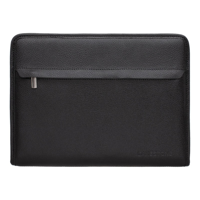 Мужская кожаная папка Orland Black Lakestone 968136/BL
