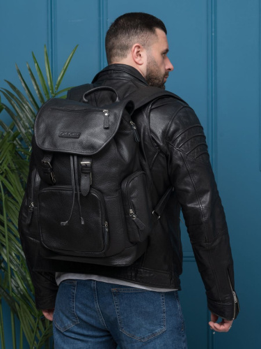 Кожаный рюкзак Vetralla black Carlo Gattini 3101-01
