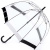 Женский зонт трость Birdcage комбинированный Fulton L041-090 BlackWhite