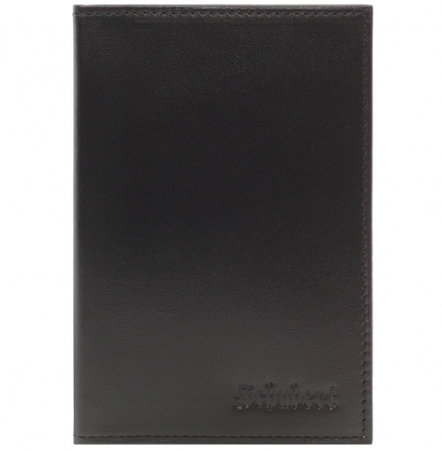 Обложка для паспорта с отделениями для карт чёрная SCHUBERT o015-401/01
