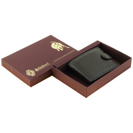 Портмоне горизонтальное тёмно-коричневое SCHUBERT g030-104/02