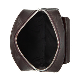 Сумка слинг, коричневая Sergio Belotti 7072 Napoli dark brown