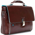 Портфель с одним замком красно-коричневый Piquadro CA3111B2/MO