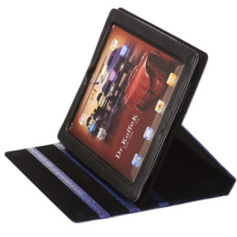 Чехол для iPad2/iPad3 синий Др.Коффер S20038