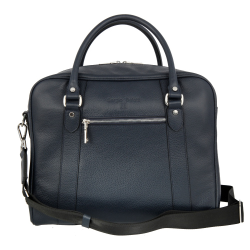 Дорожная сумка для ручной клади синяя Sergio Belotti 8014 Napoli blue