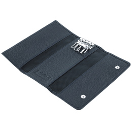 Ключница с карабинами синяя SCHUBERT l010-500/06