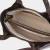 Сумка коричневая с росписью Alexander TS Флоруа «Полет в зазеркалье»