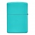 Зажигалка с покрытием Flat Turquoise, латунь/сталь, бирюзовая, глянцевая Zippo 49454ZL GS