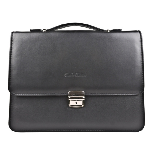 Кожаный портфель Monzuno black Carlo Gattini 2034-01