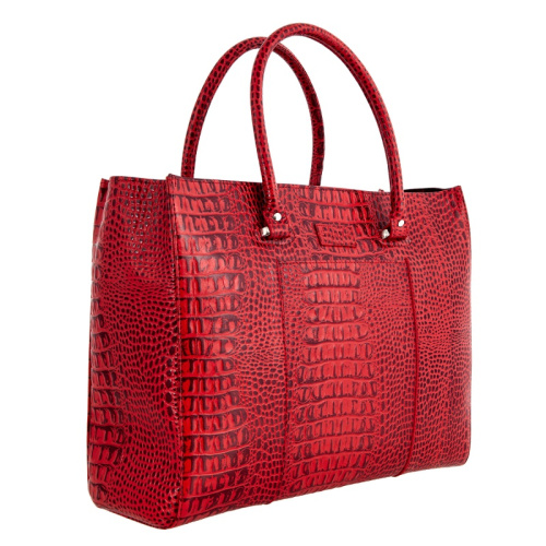 Женская сумка, красная Sergio Belotti 7524 Croco (KM) red Capri
