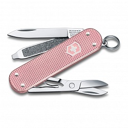 Нож-брелок, 58 мм, 5 функций, светло-розовый Victorinox 0.6221.252G GS