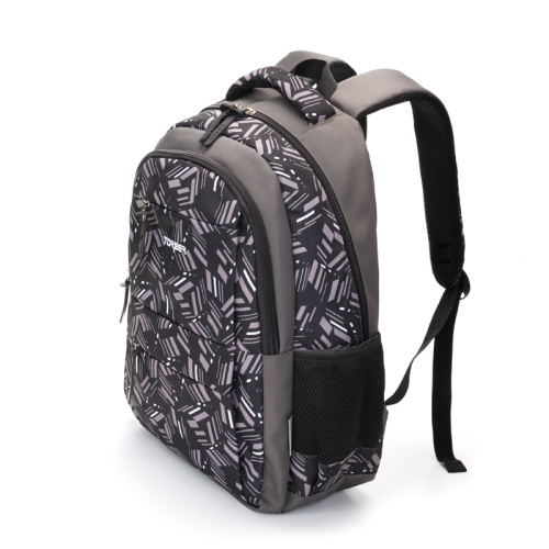 Рюкзак TORBER CLASS X, серый с орнаментом T2602-GRE