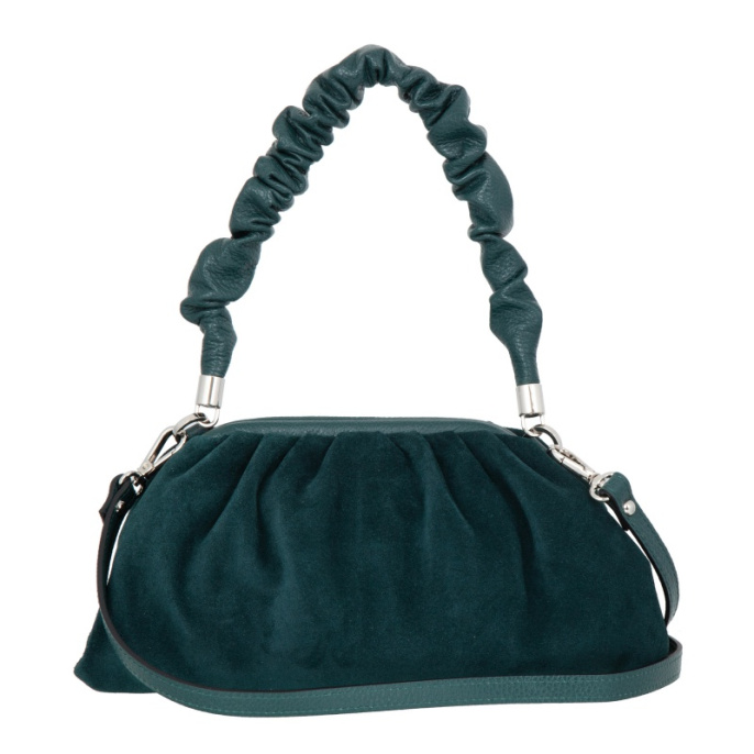 Cумка женская Sergio Belotti 60090 Green velour Napol