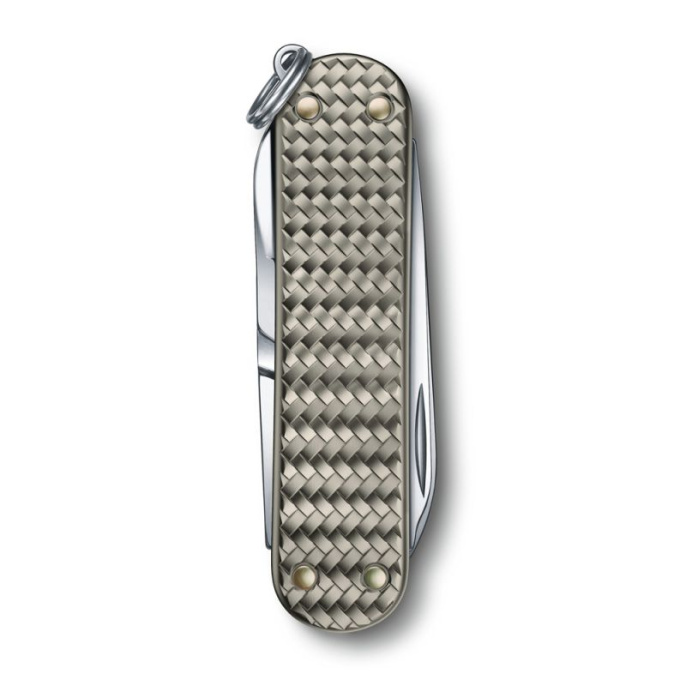 Нож-брелок Victorinox Classic SD Precious Alox "Infinite Grey", 58 мм 0.6221.4031G
