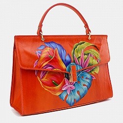 Женская сумка, оранжевая Alexander TS KB0023 Orange Сердце